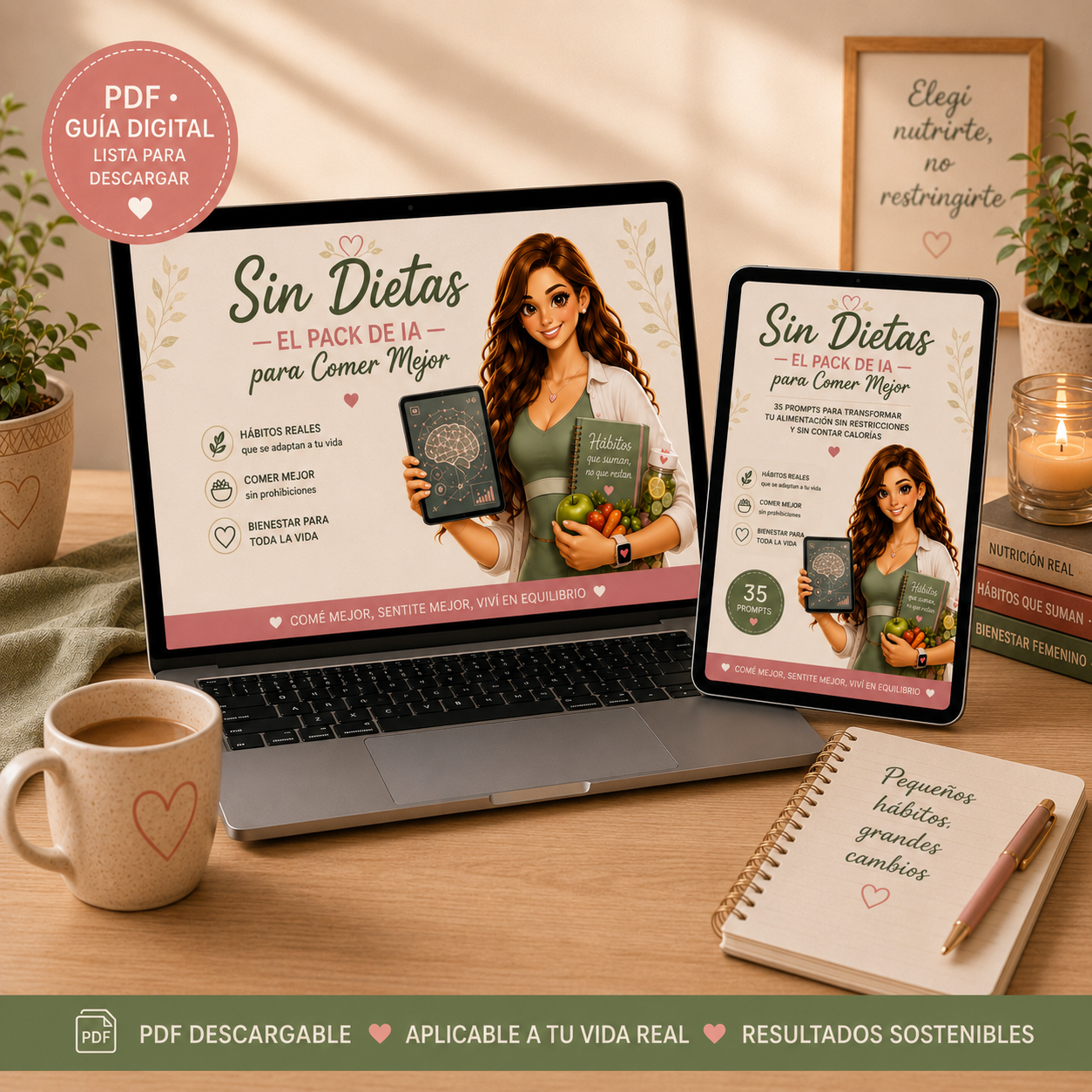 Sin Dietas: El Pack de IA para Comer Mejor